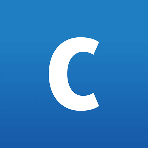 Logo van Coinbase