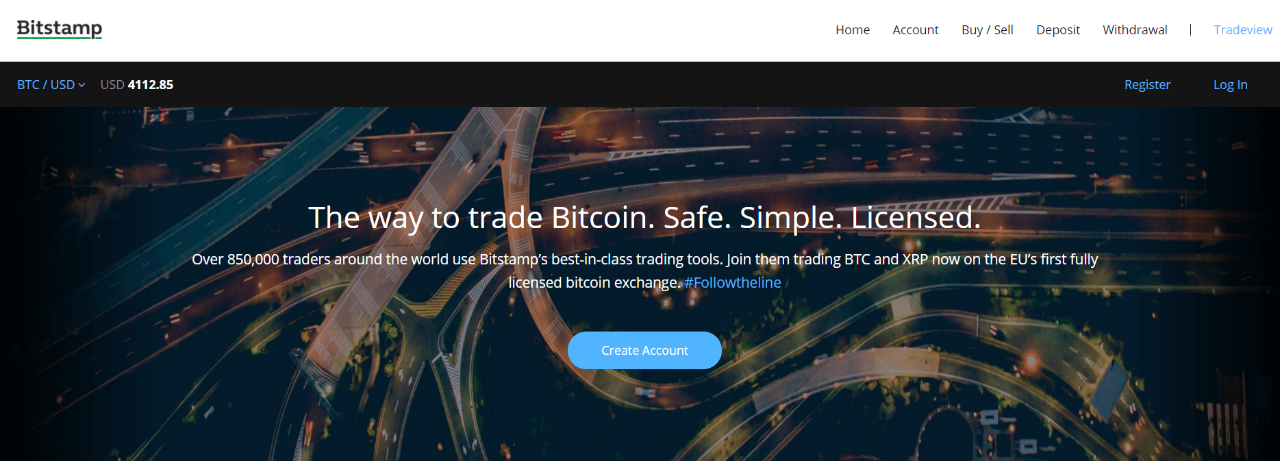Exchange bitcoin with Bitstamp