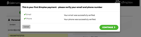 Coinmama verification process