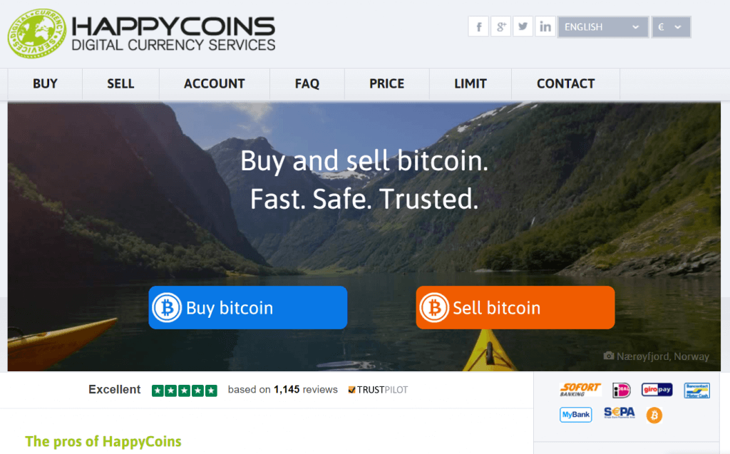 How to get BTC via SEPA on HappyCoins