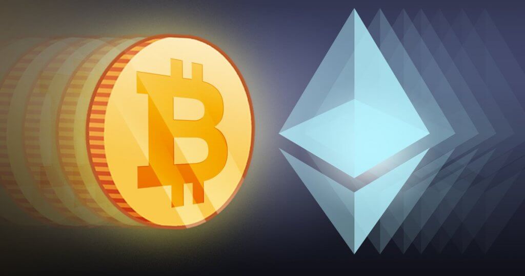 Bitcoins and Ethereum