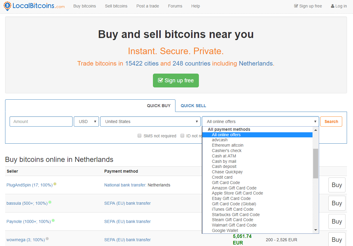 buy bitcoins us