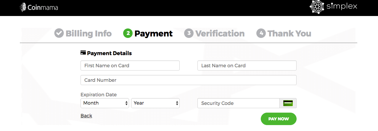buy bitcoin with card no verification