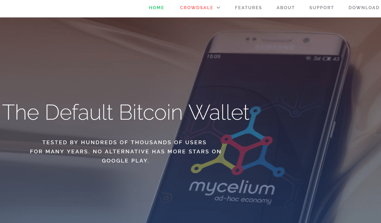 Mycelium bitcoin wallet