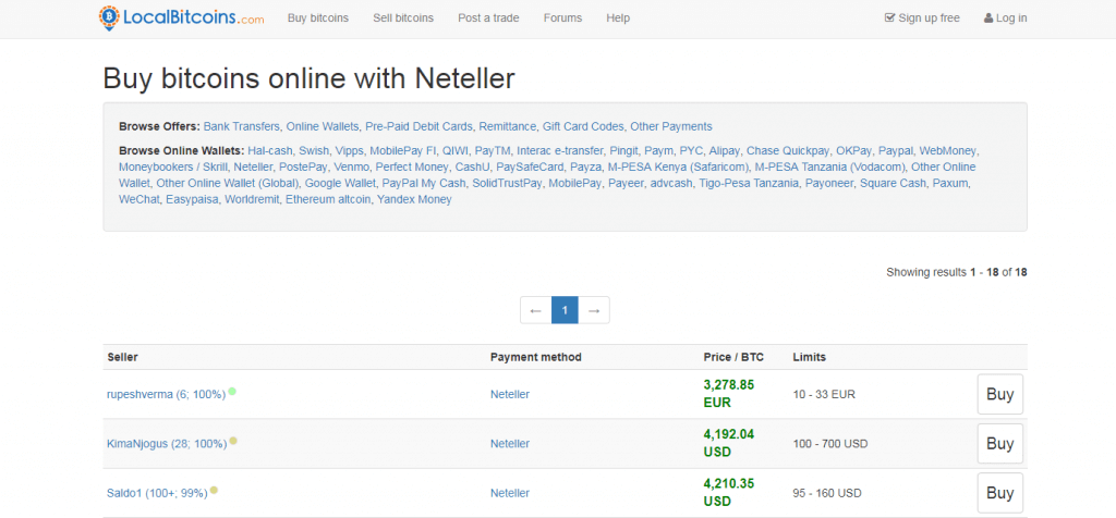 buy local bitcoins with neteller views