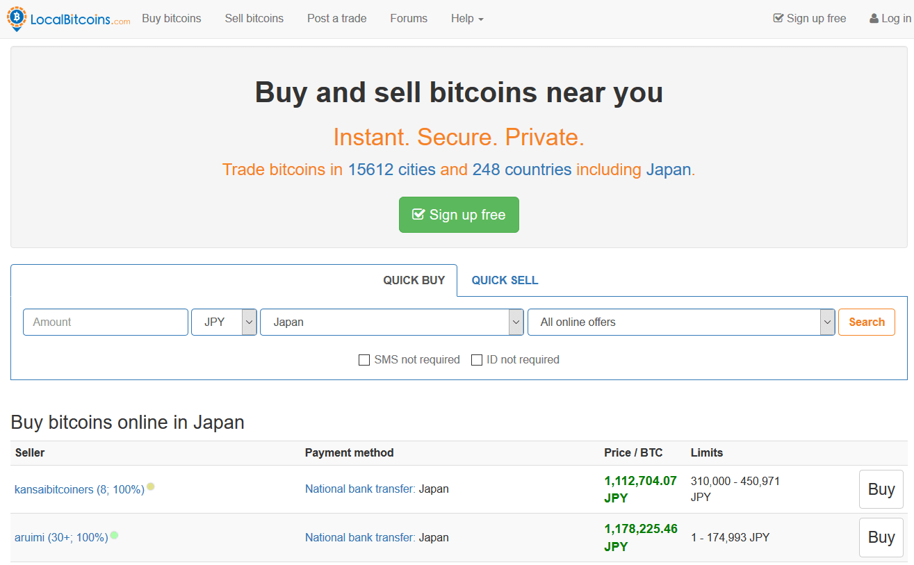 buy bitcoin online in japan