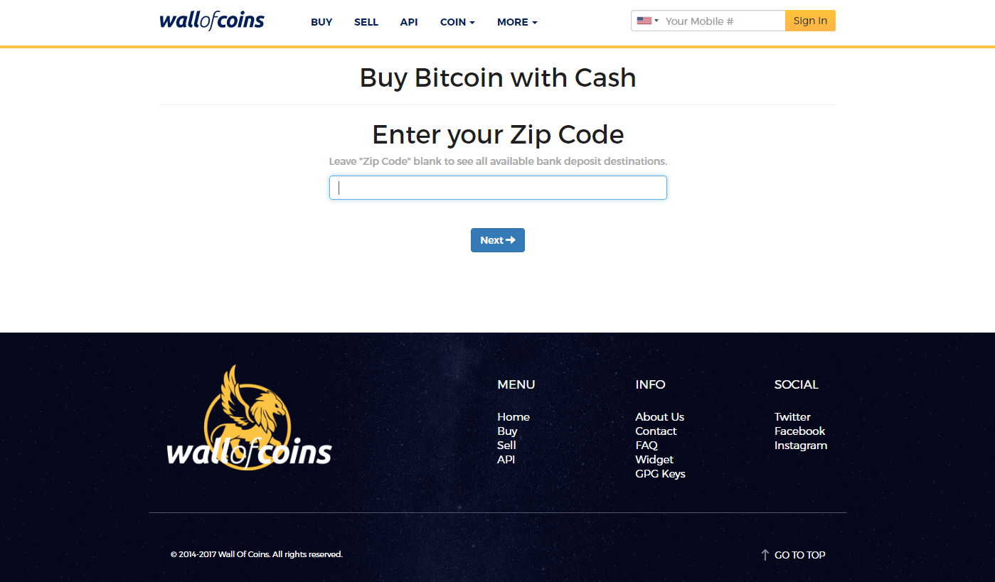 locations to buy bitcoin by zip code