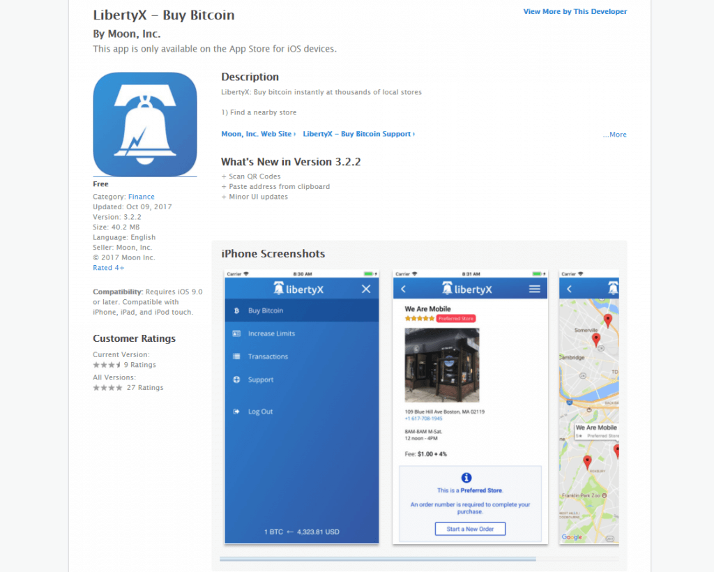 LibertyX mobile app