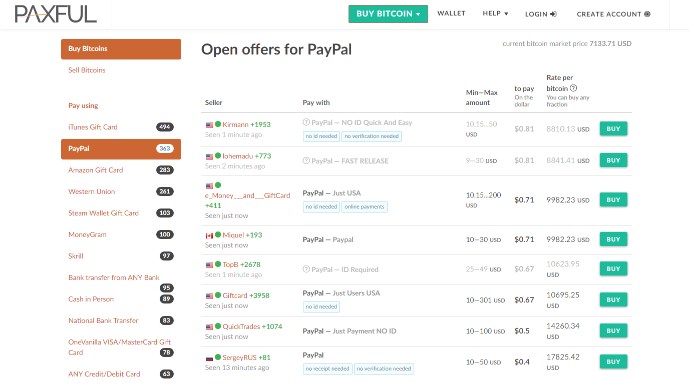 buy bitcoin with bank transfer usd on paxful