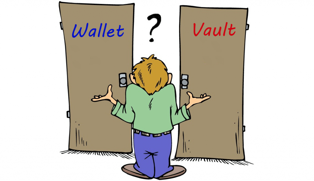 Wallet vs vault