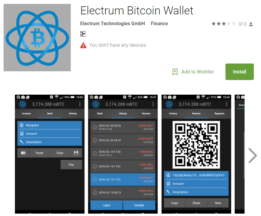 how to find my btc wallet address in electrum