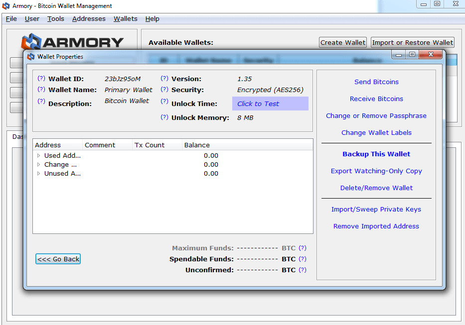 how to buy bitcoin with armory wallet