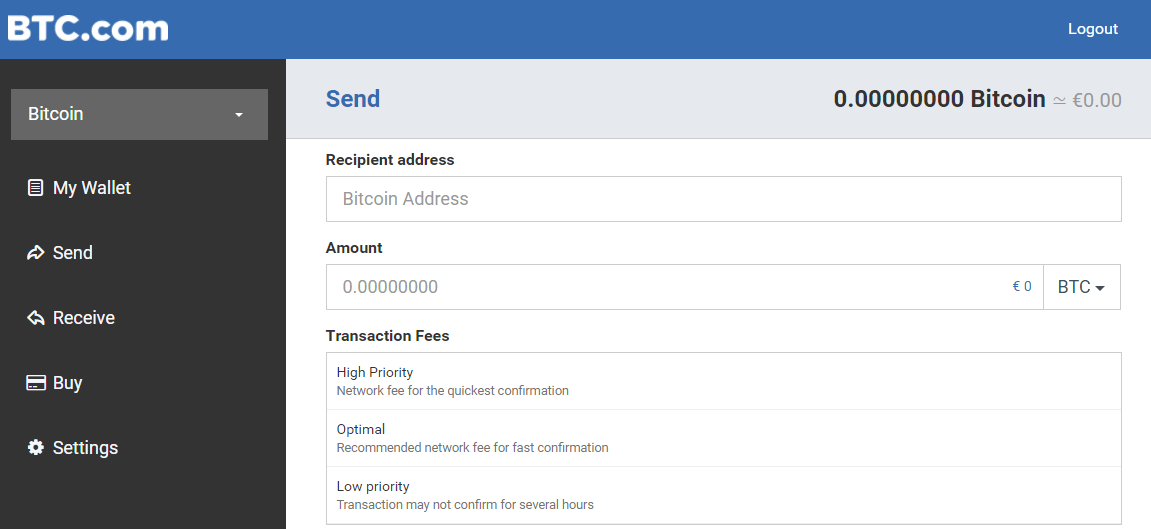 btc com wallet fees