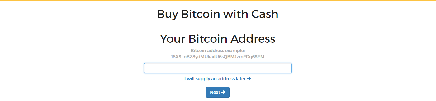 Provide your wallet address