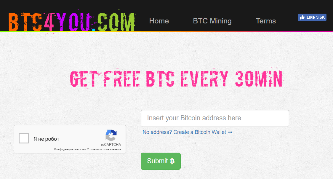 Free bitcoin earn site