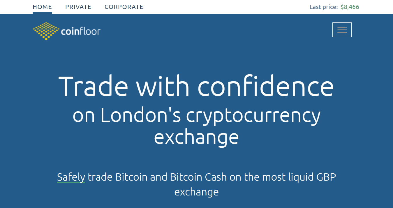 Coinfloor cryptocurrency exchange