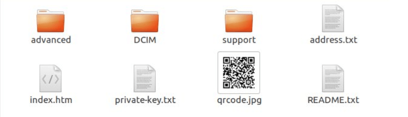 Root folder in Opendime