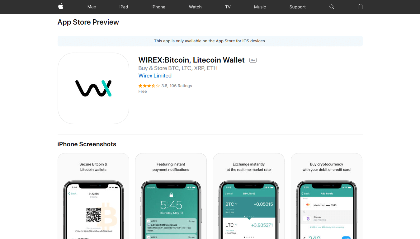 Wirex app