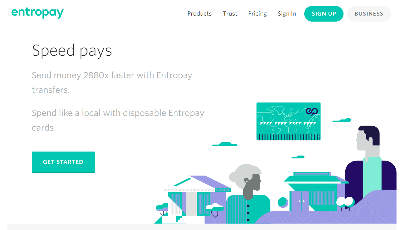 Entropay website